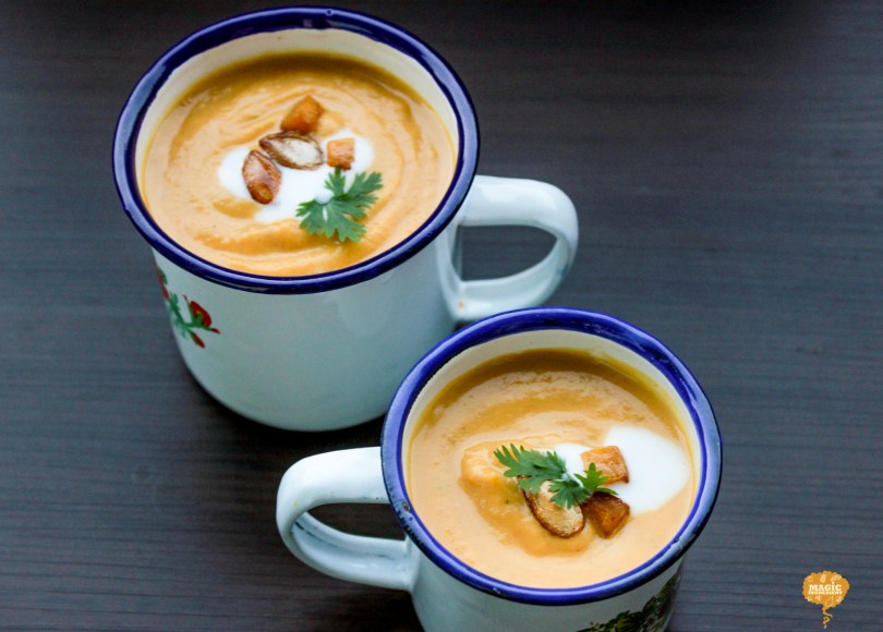 photo of pumpkin soup