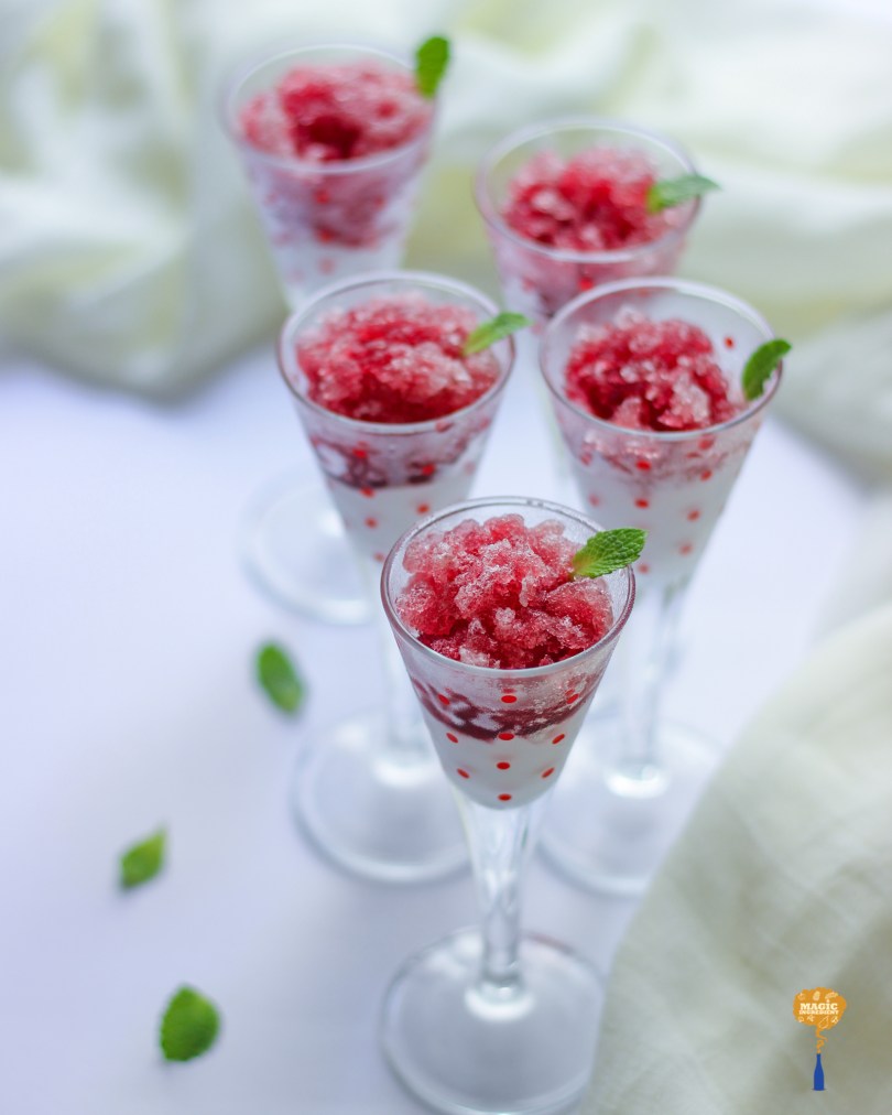 photo of Hibiscus Green Tea Granita