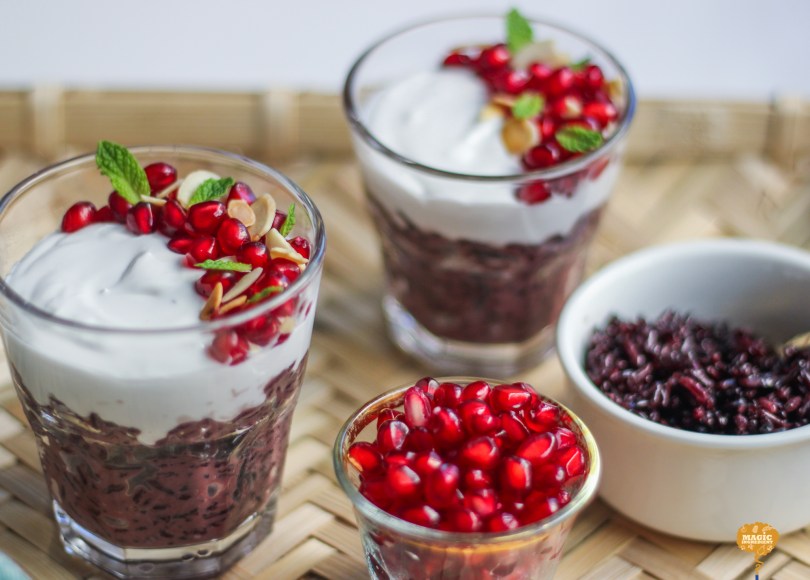 photo of Black Rice Pudding Parfait