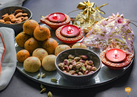 Photo of Mango saffron pistachios ladoo