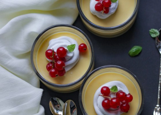photo of Pumpkin and coconut panna cotta