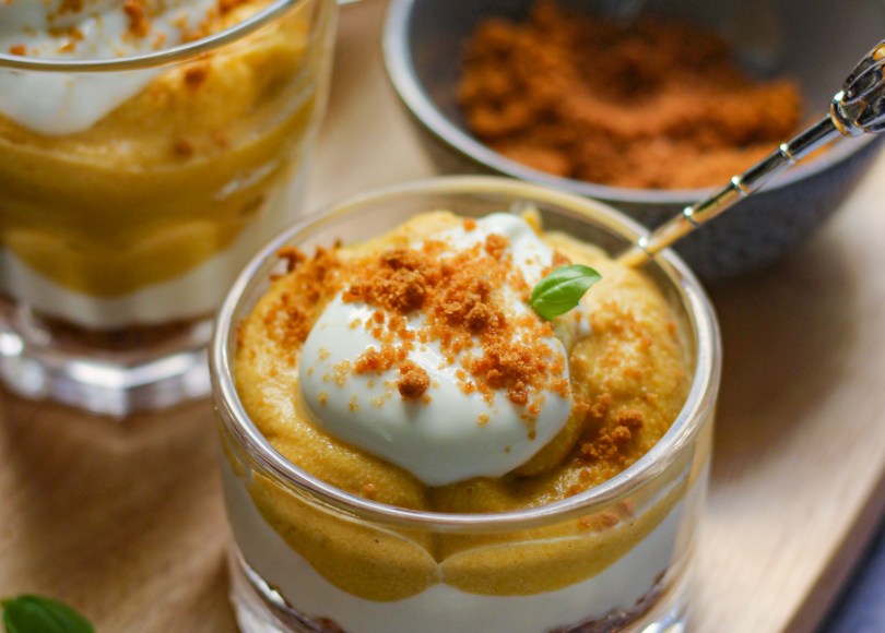 Photo of Pumpkin mousse with lotus