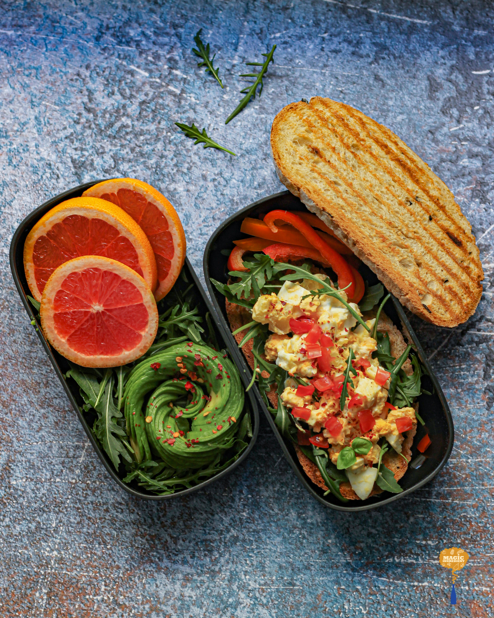 Photo of avo egg sandwich