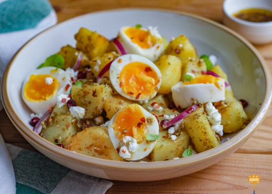 Photo of Potato Egg Salad with Zaatar Dressing