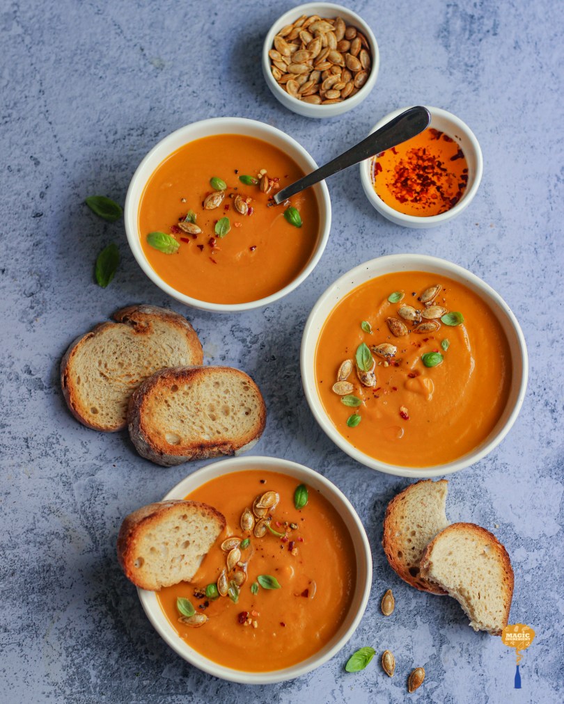 Photo of Butternut Squash Basil Coconut Soup