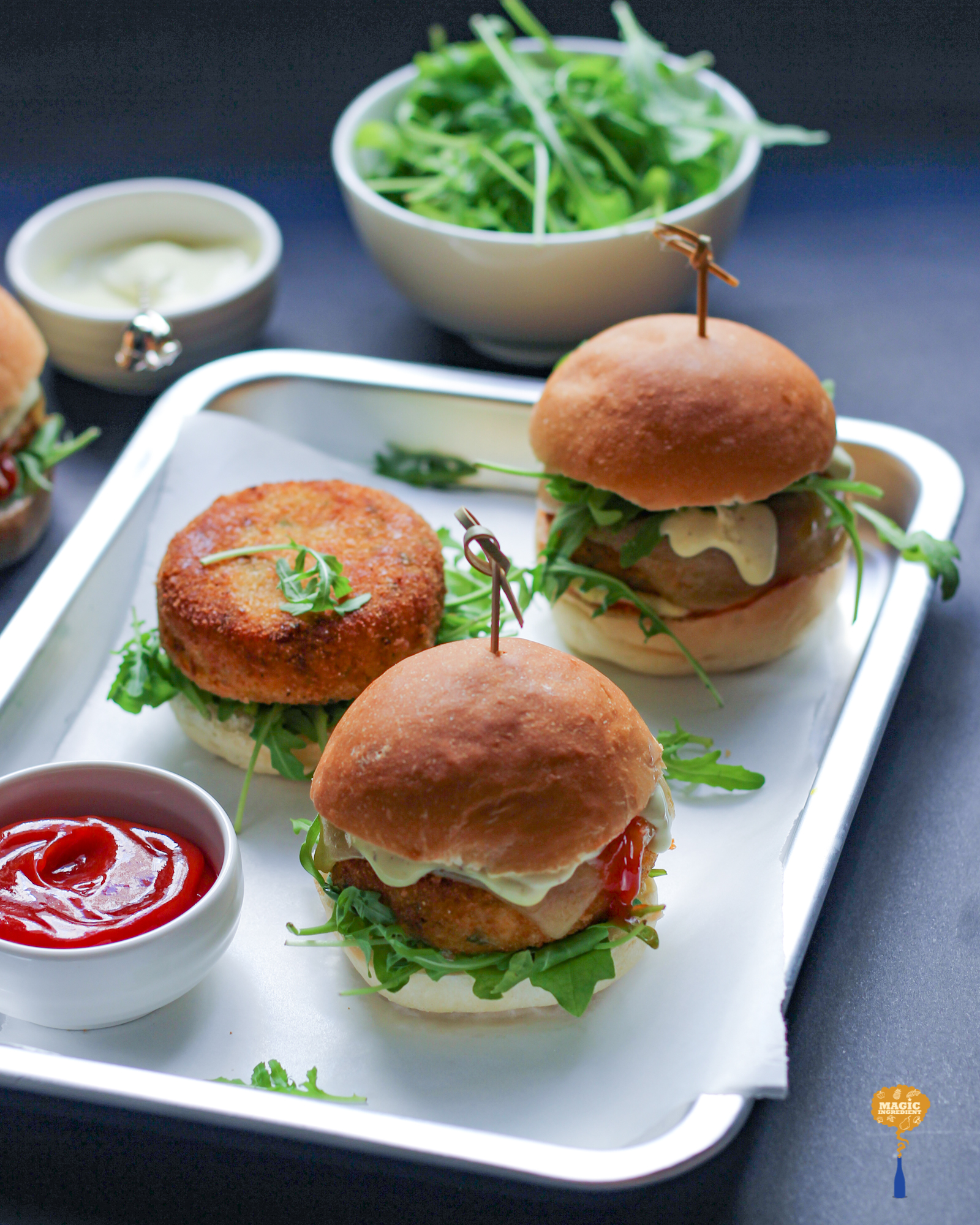 photo of Paneer Tikki Burgers