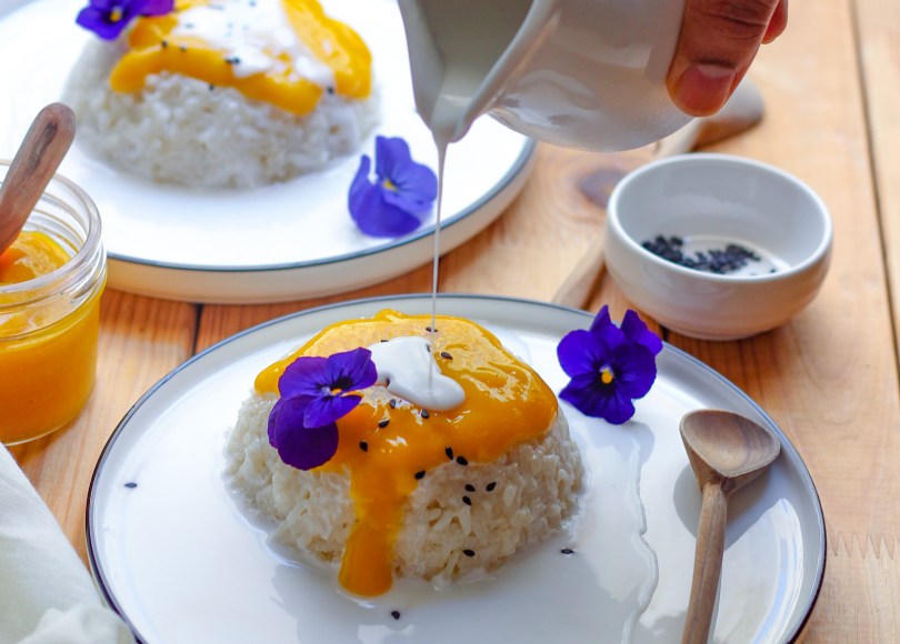 photo of Mango sauce with sticky rice