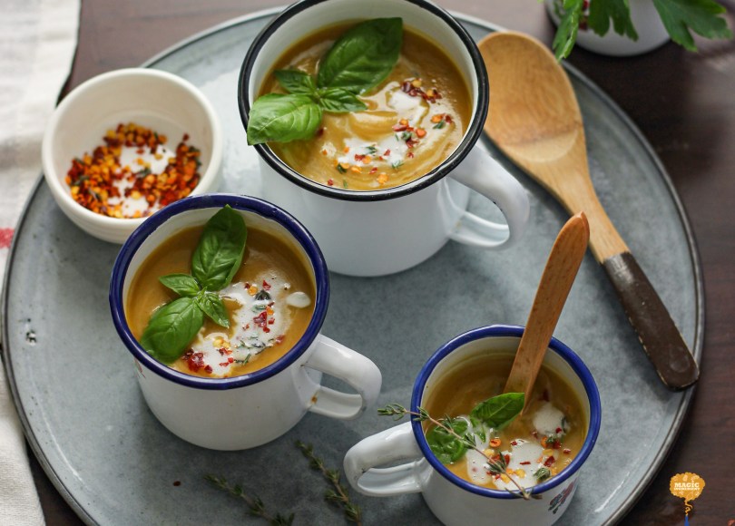 Photo of Herb-roasted Sweet Potato soup