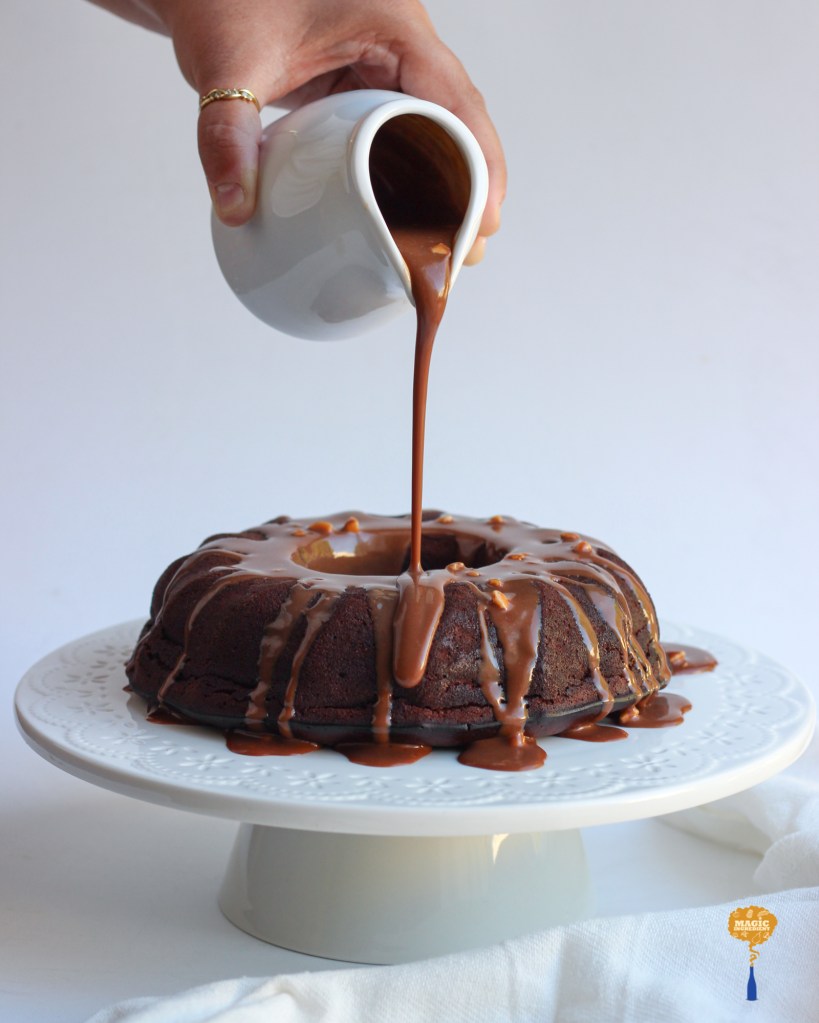 photo of chocolate bundt cake