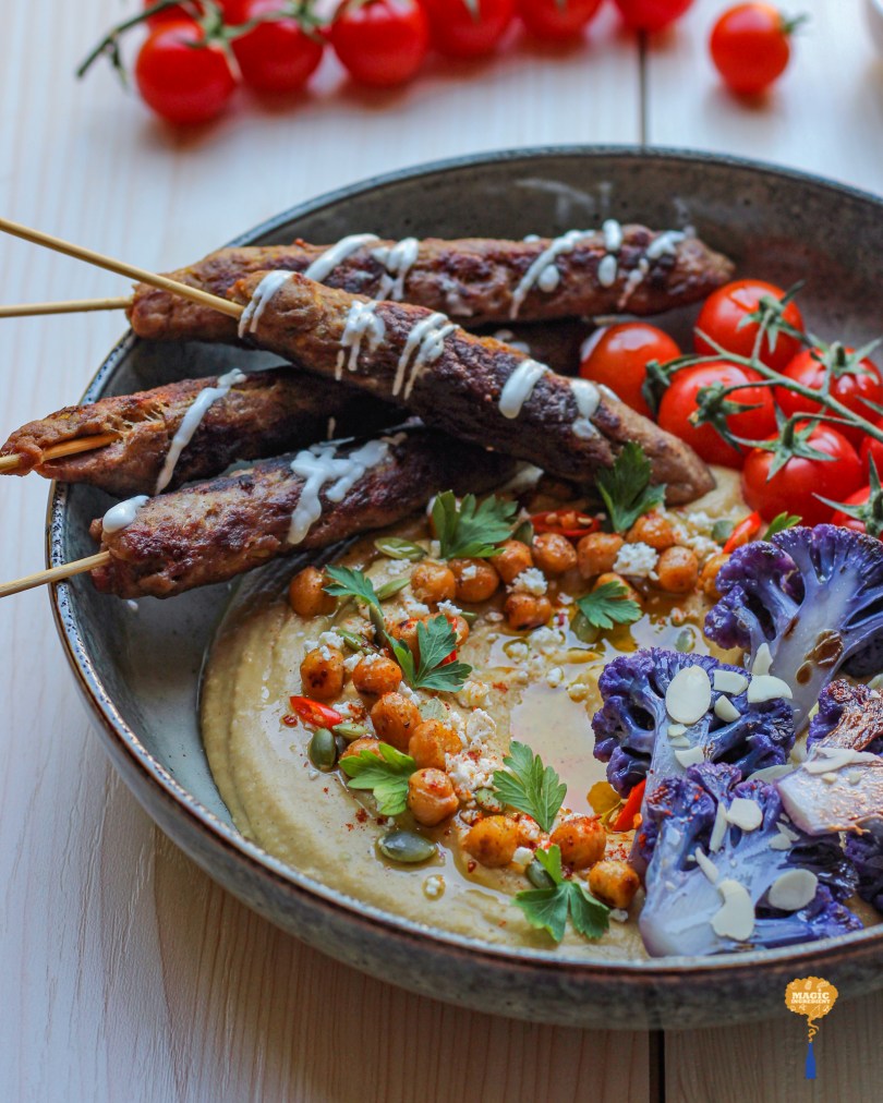 photo of Hummus Bowl Purple Cauliflower