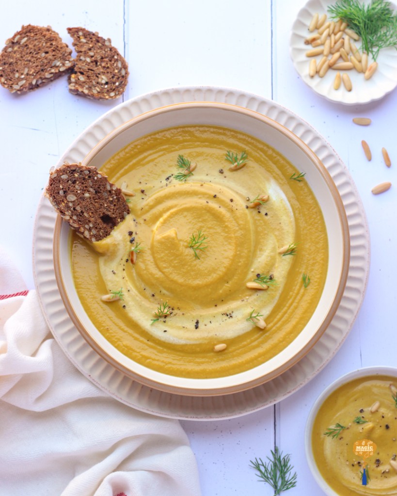 Photo of pumpkin and lentil soup