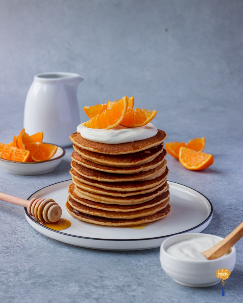 Recipe for orange/clementine pancakes