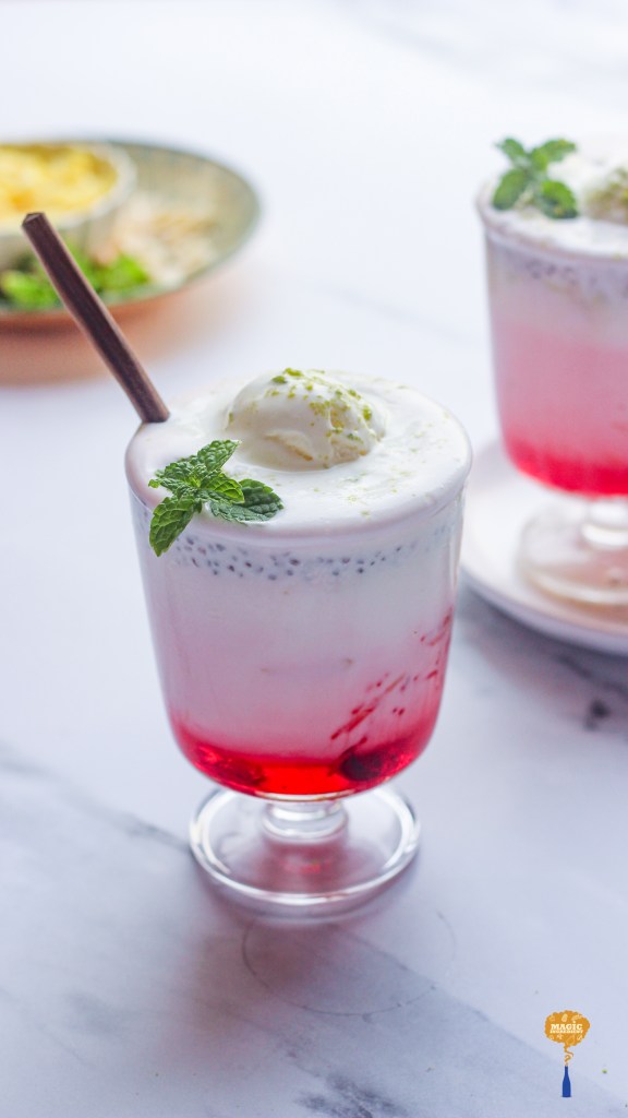 recipe for rose falooda