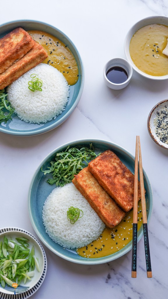 Katsu curry with tofu