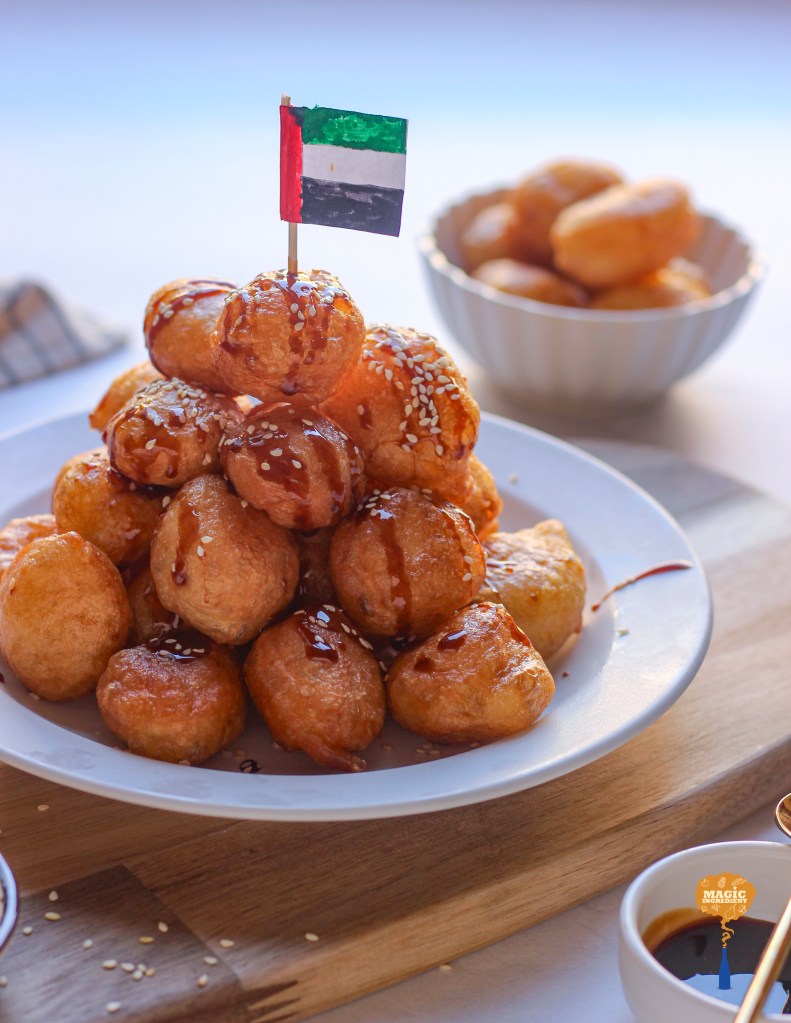 luqaimat with date syrup