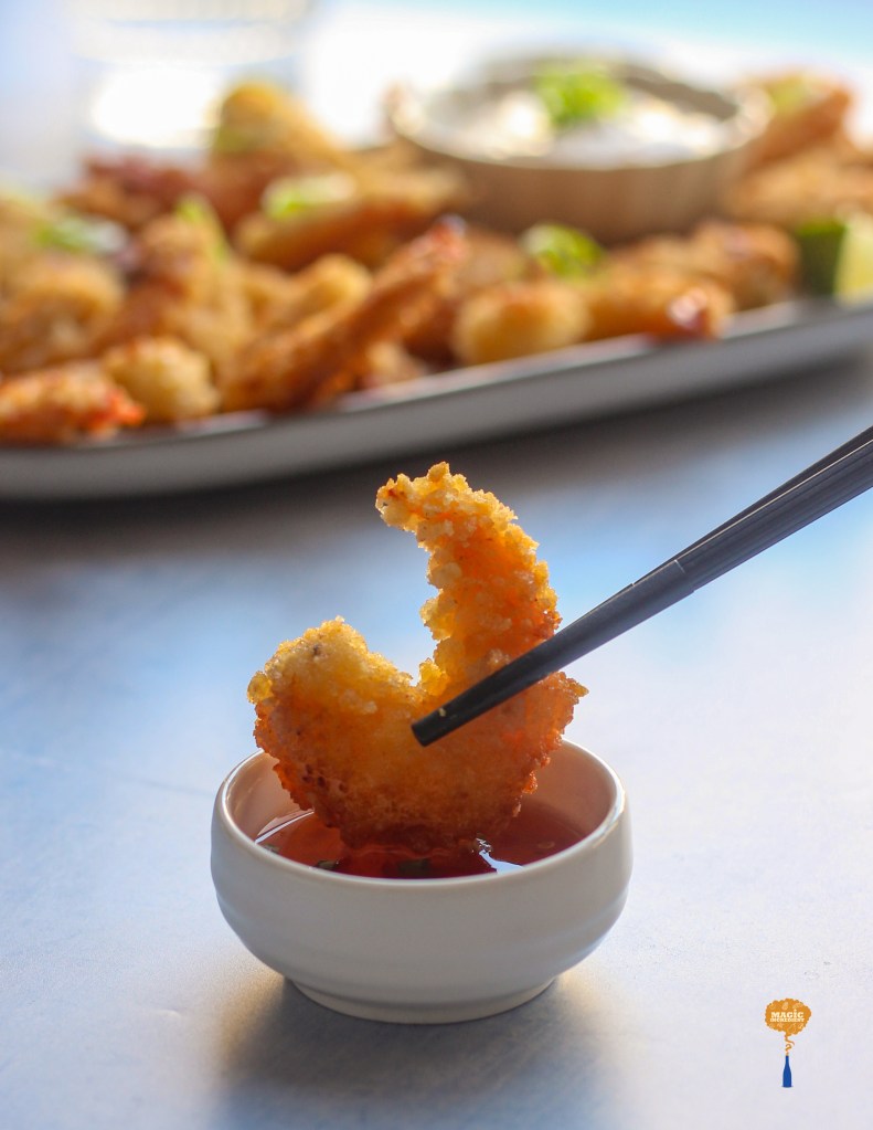 Panko fried shrimps
