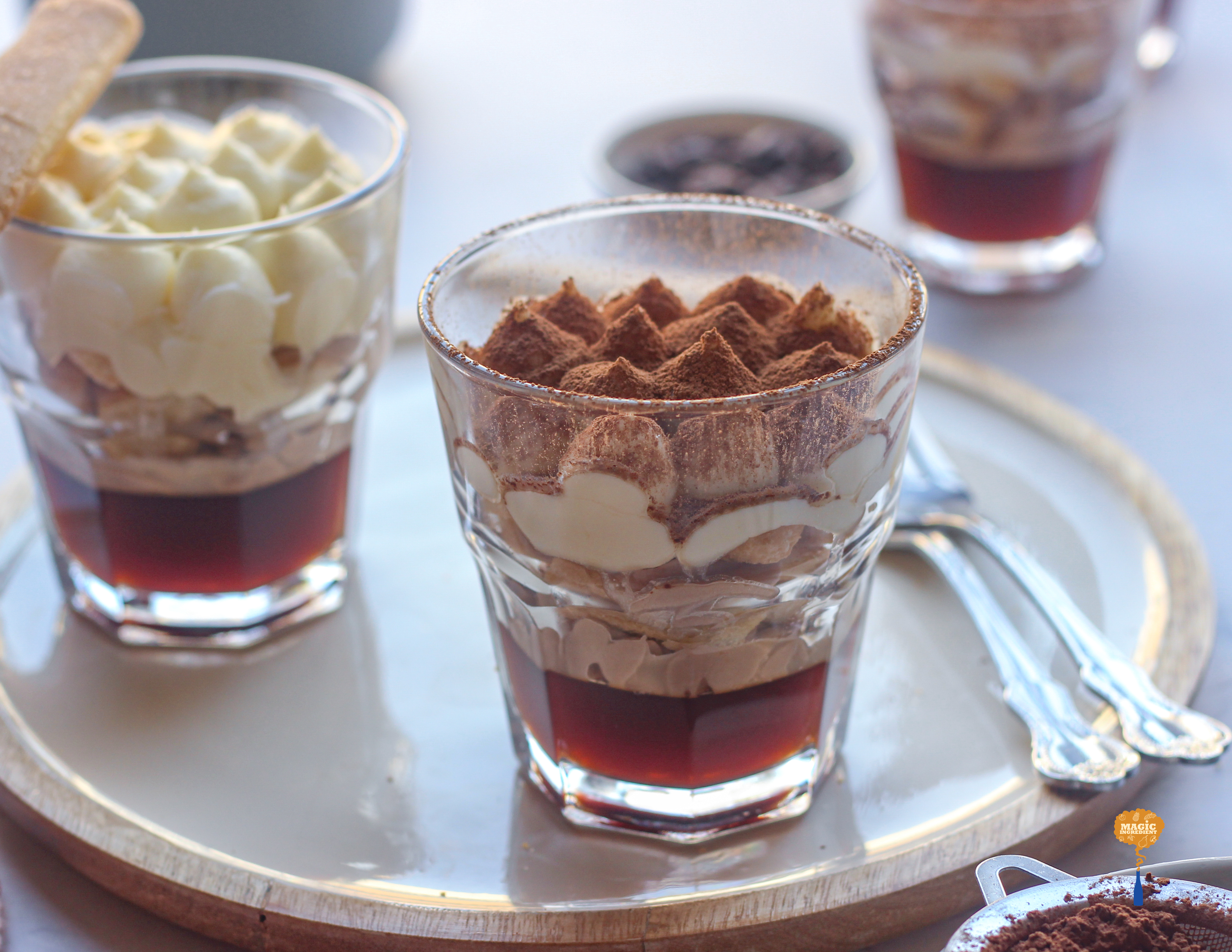 Tiramisu Parfait with Coffee Jelly &amp; Mocha Mascarpone – Magic Ingredient