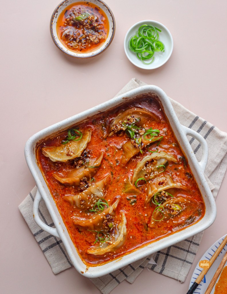 Baked dumplings