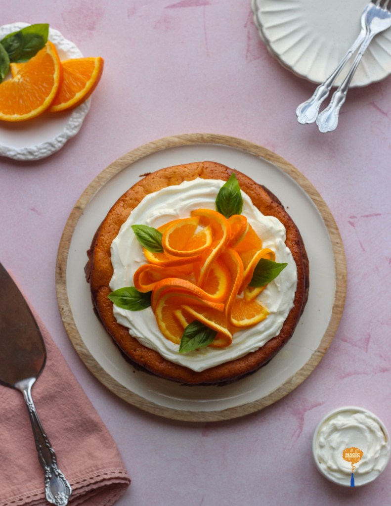 Orange yogurt cake