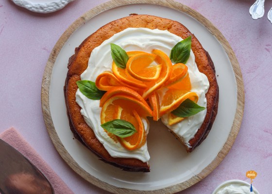 Orange yogurt cake