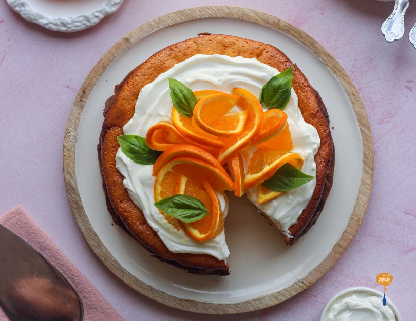 Orange yogurt cake