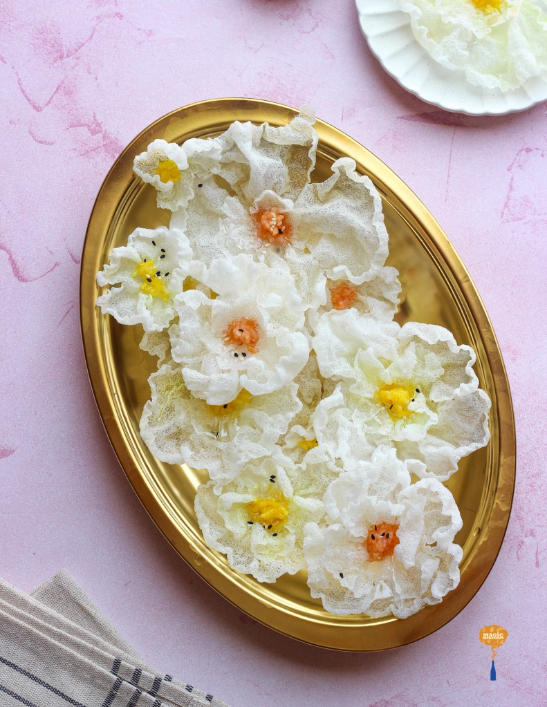 Edible Rice paper flowers