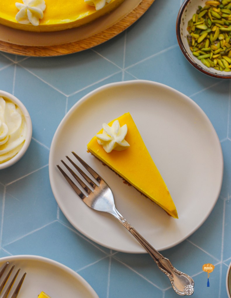 baked Mango cheesecake