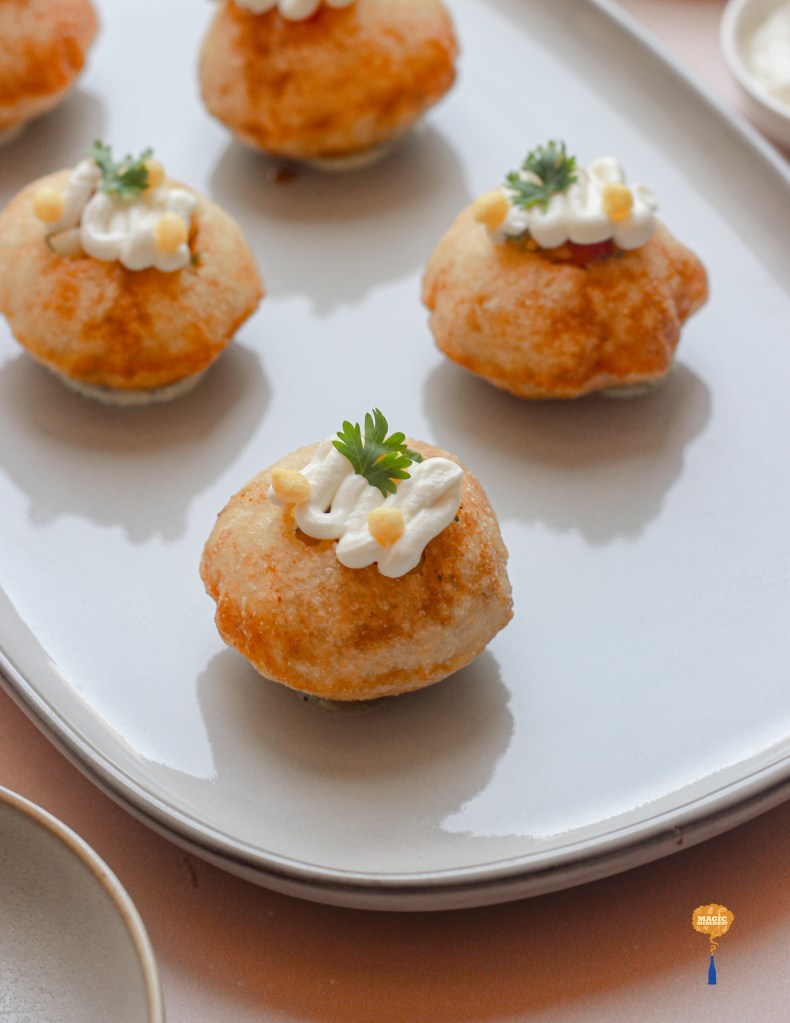 Stuffed pani puri- a healthy appetizer