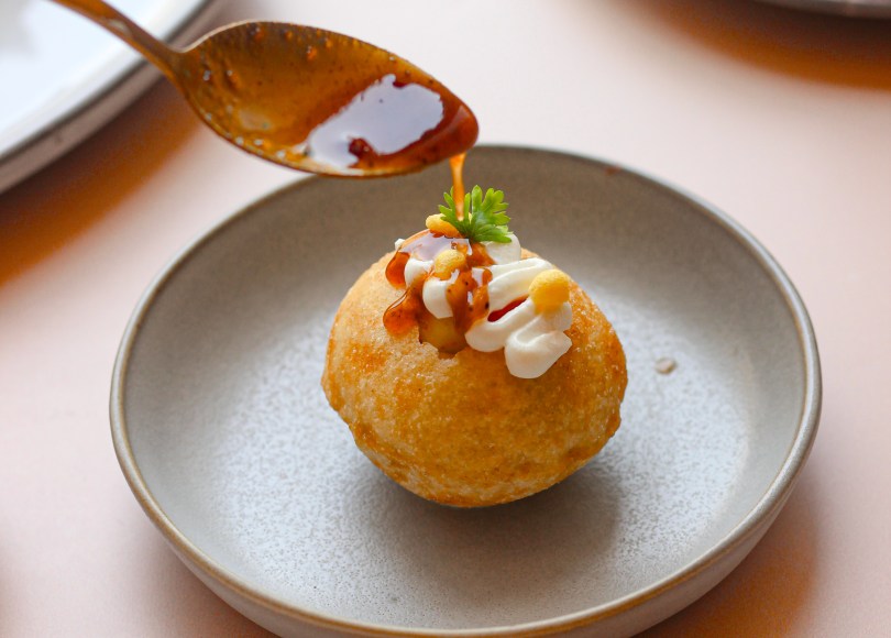 Stuffed pani puri- a healthy appetizer