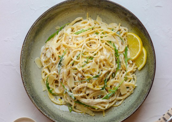 Lemon ricotta pasta