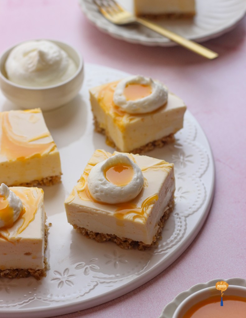 Ruby grapefruit cheesecake