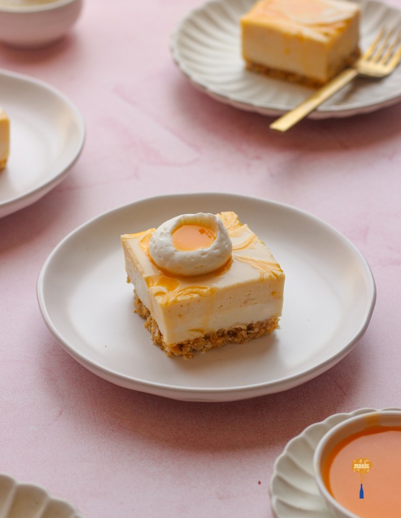 Ruby grapefruit cheesecake