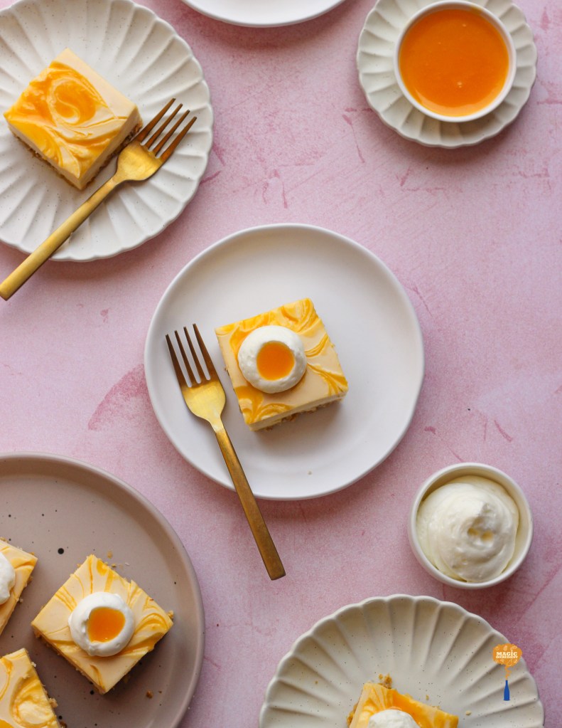 Ruby grapefruit cheesecake