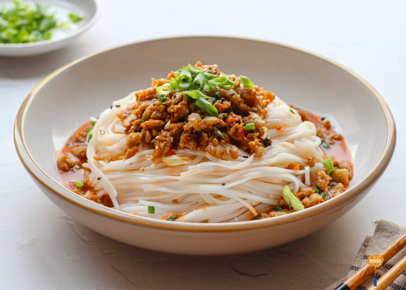 Dan dan noodles with chicken