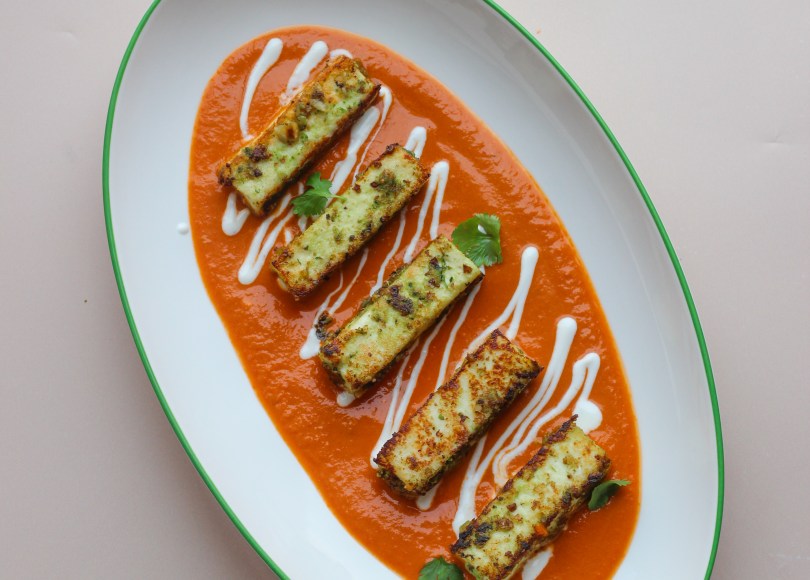 Thecha paneer with butter paneer gravy