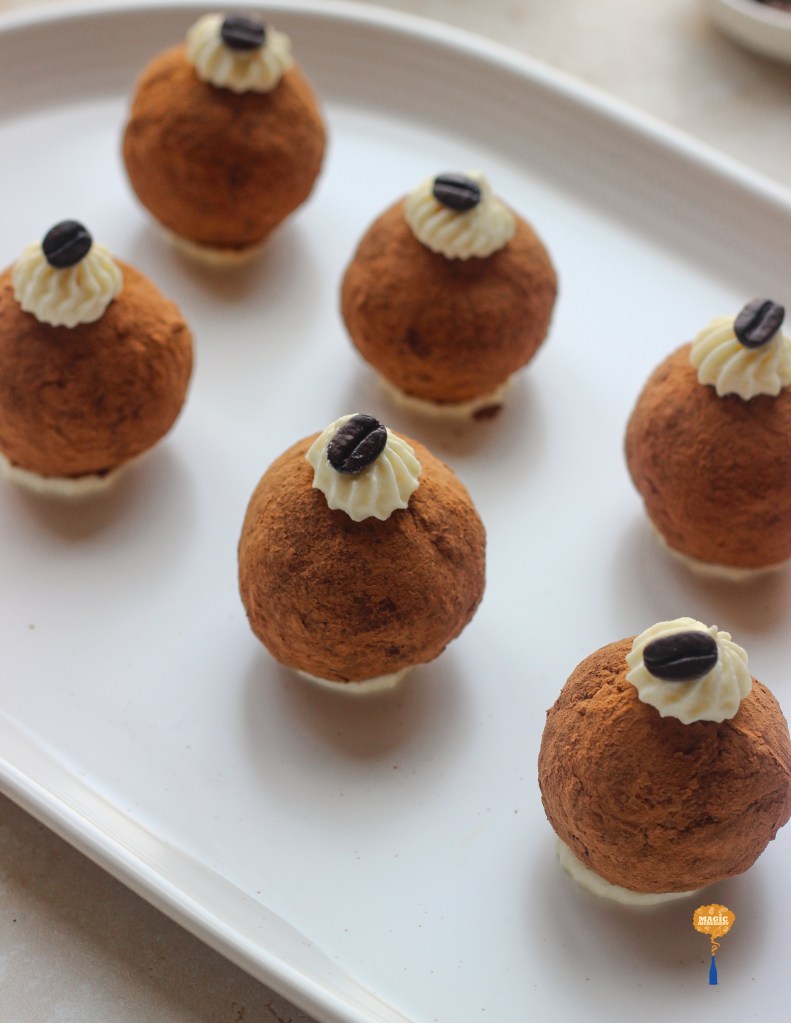 Orange Tiramisu Balls with Mascarpone