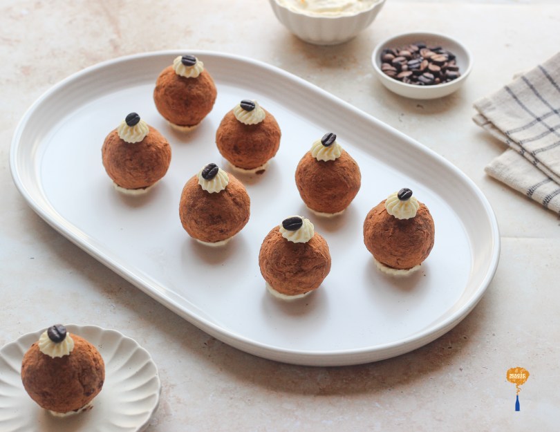 Orange Tiramisu Balls with Mascarpone