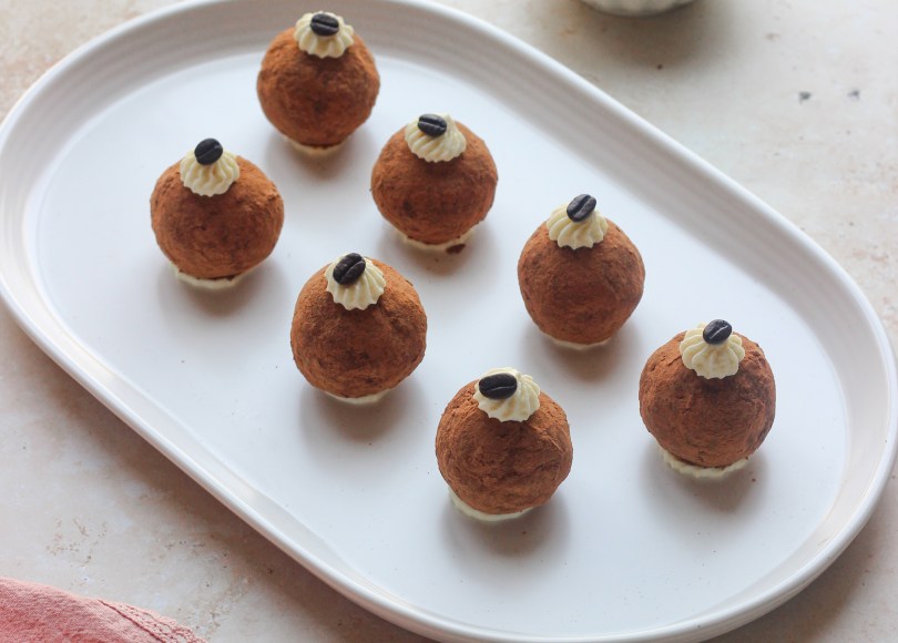 Orange Tiramisu Balls with Mascarpone