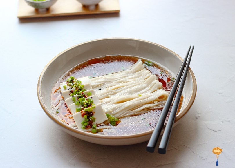 Udon in no-cook broth
